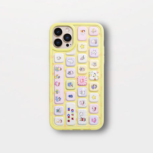 Sweet Grid Case – Soft Lemon